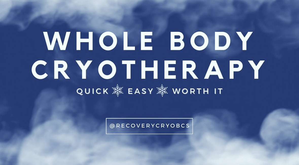 Whole Body Cryotherapy, serving the Bryan/College Station area